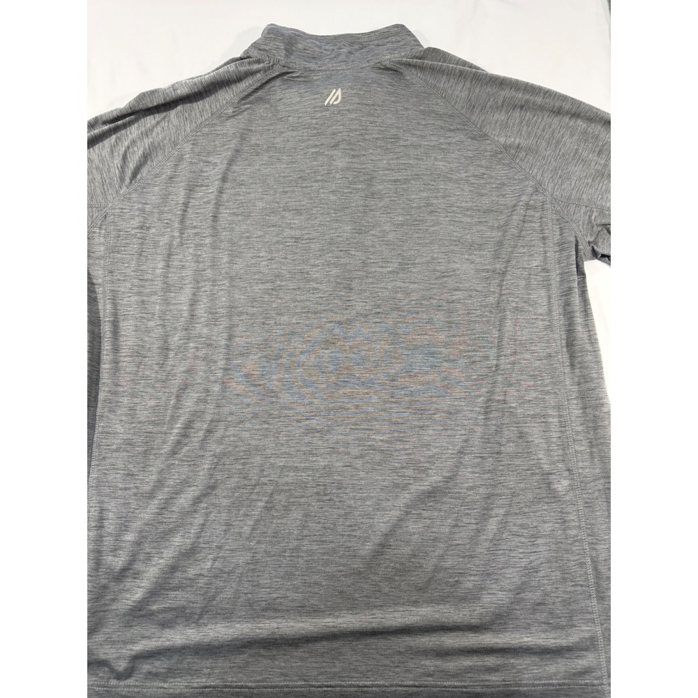 Eddie Bauer Motion FreeDry Mens XXL Gray Heathered Quarter Zip Pullover 1635693 - Picture 5 of 8